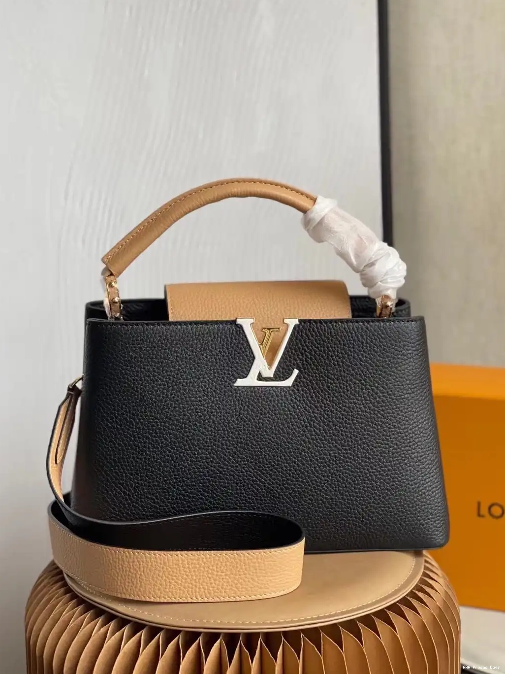 AAA Pruses Bags CAPUCINES Vuitton MM Louis 0528